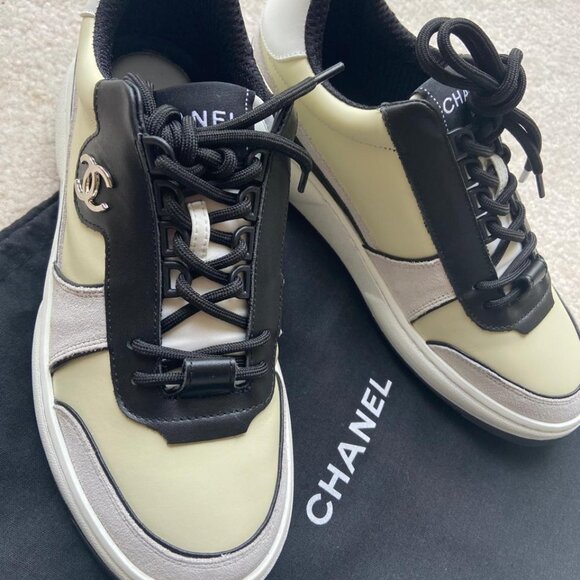 Chanel Sneakers (Size 38) - Retails for $1300, Authentic, Brand New - Picture 1 of 6